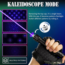 Load image into Gallery viewer, 1pc  Rechargeable Green/red/purple Laser Indicator Battery Set, USB Rechargeable Battery Laser Flashlight, High Lumen Flashlight Laser Beam, Suitable For TV/LED/LCD Screen Demonstration