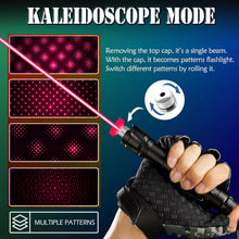 Load image into Gallery viewer, 1pc  Rechargeable Green/red/purple Laser Indicator Battery Set, USB Rechargeable Battery Laser Flashlight, High Lumen Flashlight Laser Beam, Suitable For TV/LED/LCD Screen Demonstration