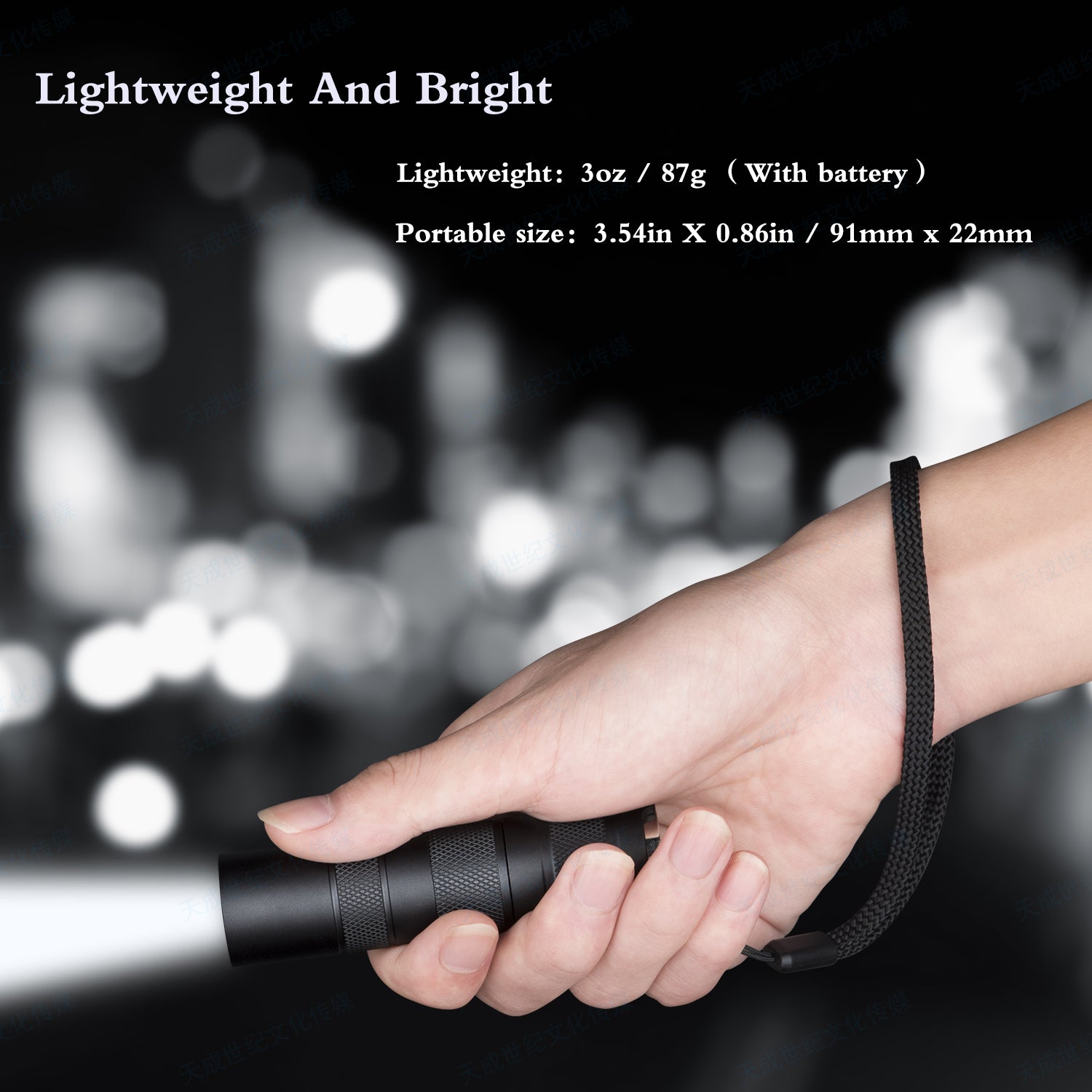 ARCEE Rechargeable Flashlight, Compact EDC LED Flashlight with
